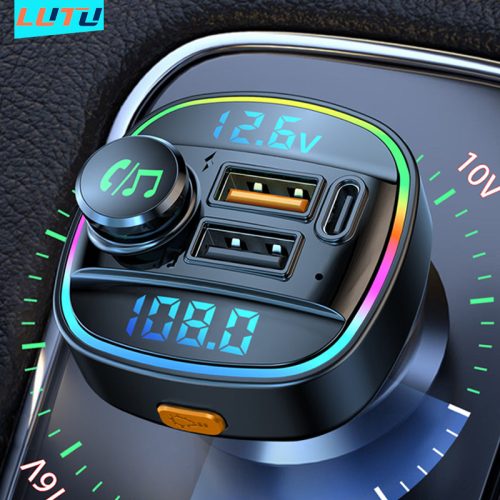 Bluetooth 5.0 FM Transmitter Handsfree Car Radio Modulator MP3