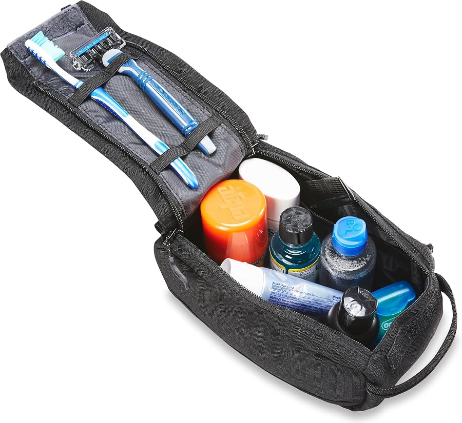 Dakine Groomer Medium Toiletry Bag, Travel Dopp Kit, Black
