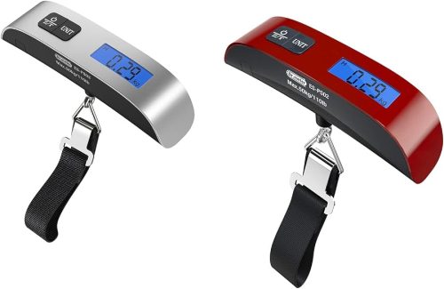 Dr.meter Luggage Scale, Silver + Red