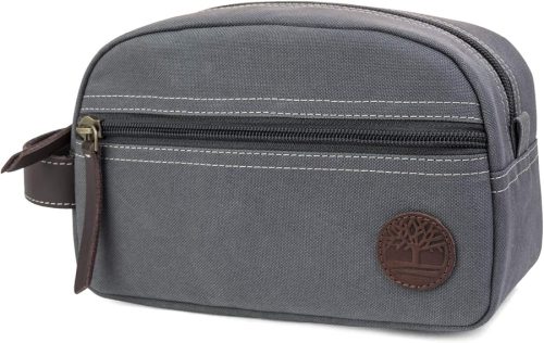 Timberland Men's Toiletry Bag Canvas Travel Kit Organizer