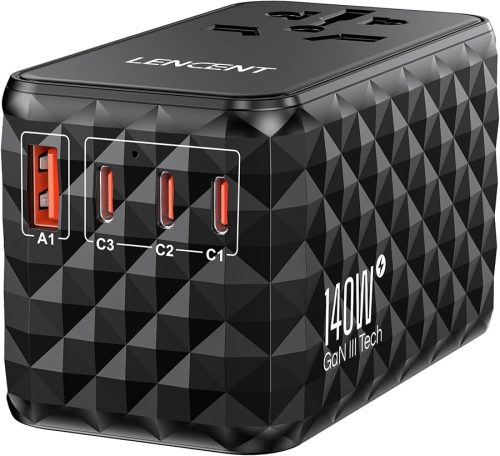 LENCENT 140W International Travel Adapter
