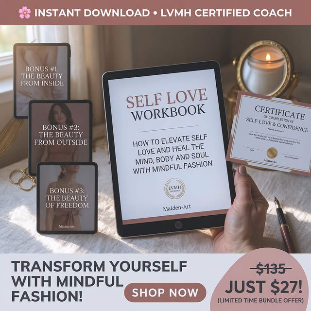 Mindful Fashion Self-Love Workbook | Heal Your Mind, Build